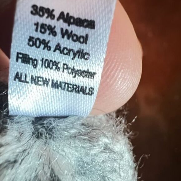 Handmade Mélange Collection Knit Owl Ornament In Red & White Hat - Picture 5 of 7